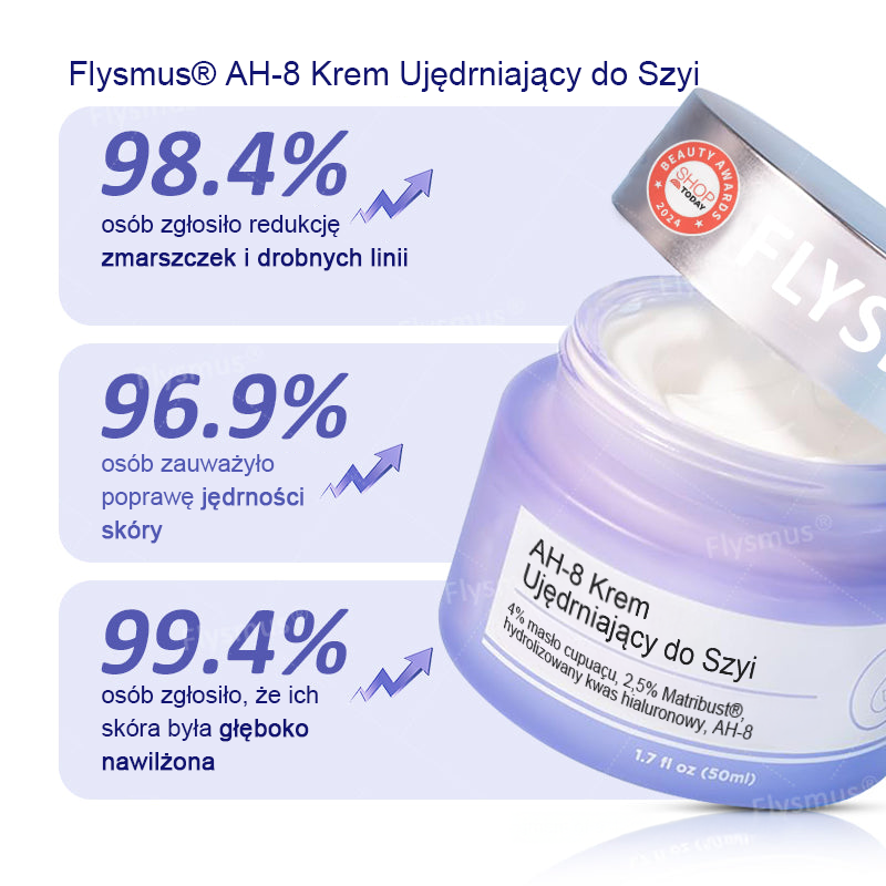 🌴🎁Wyprodukowane i wysłane z Australii - Flysmus® AH-8 Krem do napięcia i liftingu szyi - OSTATNI DZIEŃ 70% ZNIŻKI