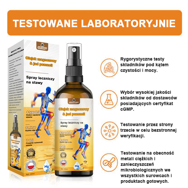 ✅Oficjalny sklep: Ouryard™ Olej magnezowy i miód w sprayu do naprawy stawów👨‍⚕️Zatwierdzony przez Polską Agencję Leków, Wyrobów Medycznych i Produktów Biologicznych (URPL)🔥🔥