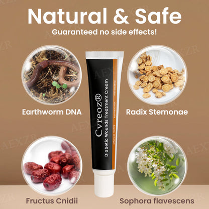 ⏰Ostatnia promocja: 60% zniżki🔥 Krem Cvreoz® Advanced Wound Healing Cream dla skóry cukrzycowej