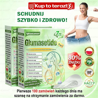 👩‍⚕️Oficjalny Sklep | 🎁 Pureluxo® 𝐆𝐥𝐮𝐦ase𝐭𝐢𝐝𝐞 𝟖 𝐰 𝟏 Smukły i Zdrowy Nano Plaster z Mikronakłuciami 🇵🇱(Tylko raz dziennie, widoczne zmiany już w 7 dni)✅ Na otyłość, 🅛🅞🅞🅢🅔 🅢🅚🅘🅝 wiotką skórę, cukrzycę, bezdech senny, problemy ze stawami i wiele więcej🎅🎄🎄🎄