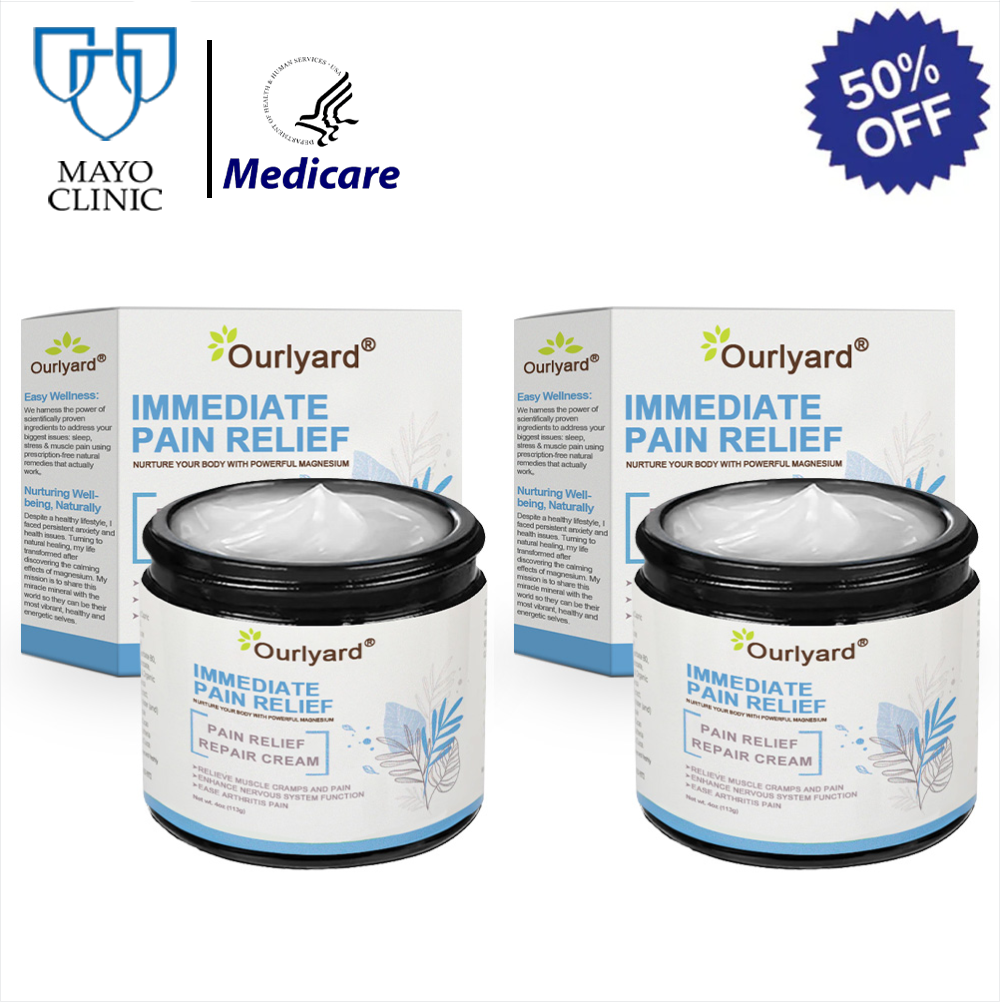 ✅Mayo Clinic Official: Ourlyard® Magnesium Pain Healing Bone Cream (leczenie zapalenia stawów, neuropatii, chorób reumatycznych, skurczów mięśni, drgawek i urazów sportowych)