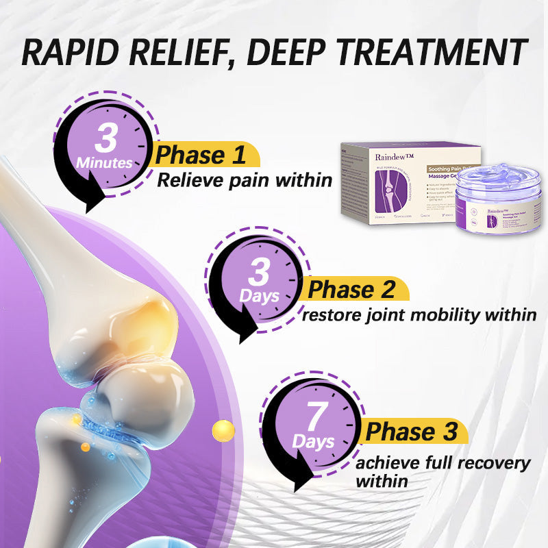 👨‍⚕️Zatwierdzone przez American Orthopaedics (AAOS)👨‍⚕️Żel do masażu łagodzący ból stawów i kurkumę Raindew™ z olejkiem emu👨‍⚕️Zatwierdzone przez American Orthopaedics (AAOS)