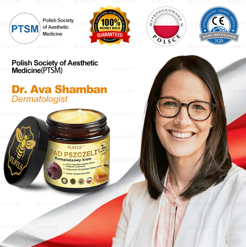 VLSVLS™ Krem Komprehensywny z Jadami Pszczół 🇺🇸 Rekomendowany przez Dermatologów