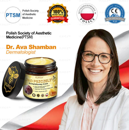 VLSVLS™ Krem Komprehensywny z Jadami Pszczół 🇺🇸 Rekomendowany przez Dermatologów