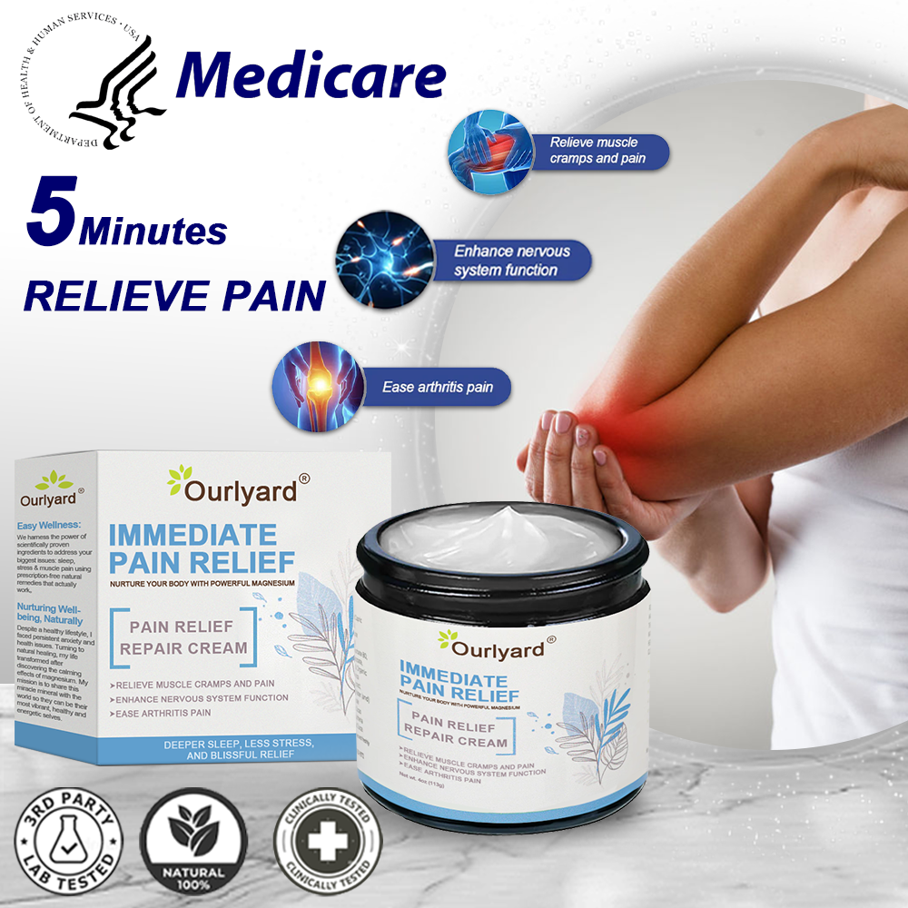 ✅Mayo Clinic Official: Ourlyard® Magnesium Pain Healing Bone Cream (leczenie zapalenia stawów, neuropatii, chorób reumatycznych, skurczów mięśni, drgawek i urazów sportowych)