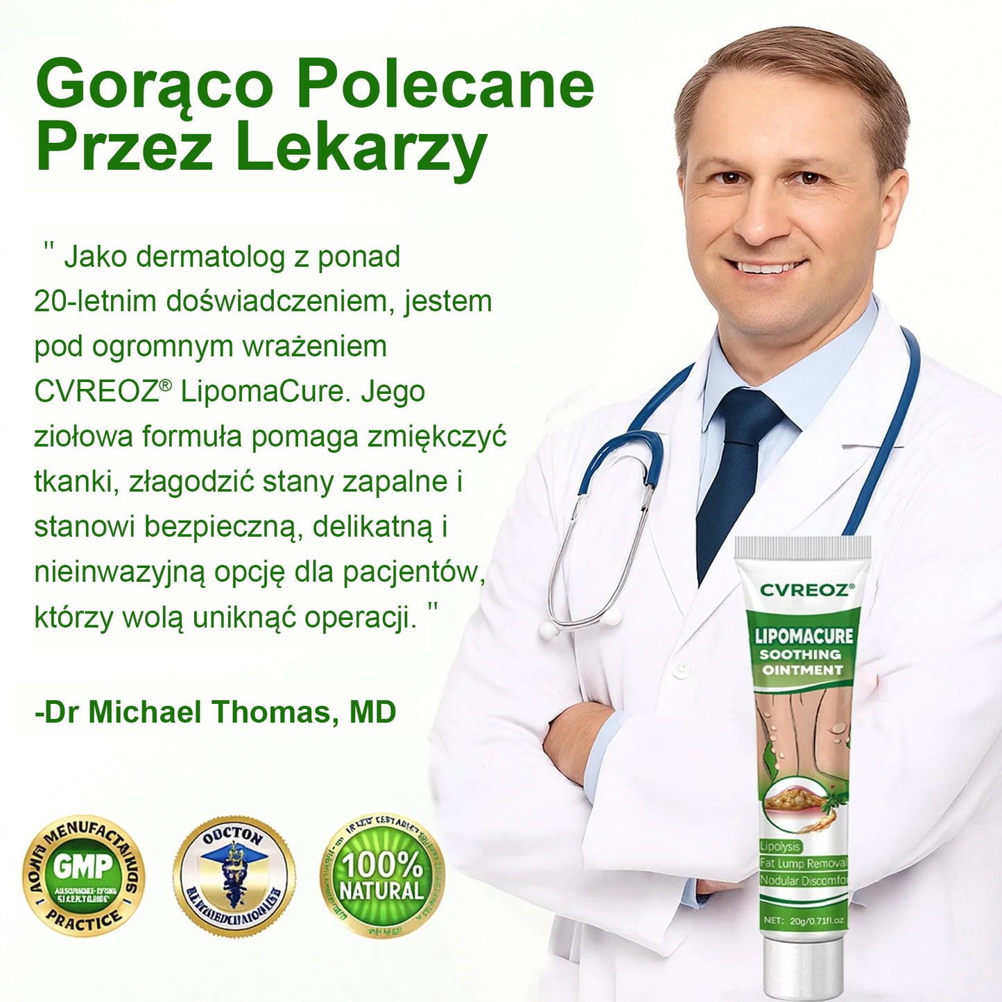 Maść łagodząca Cvreoz® Lipoma Cure