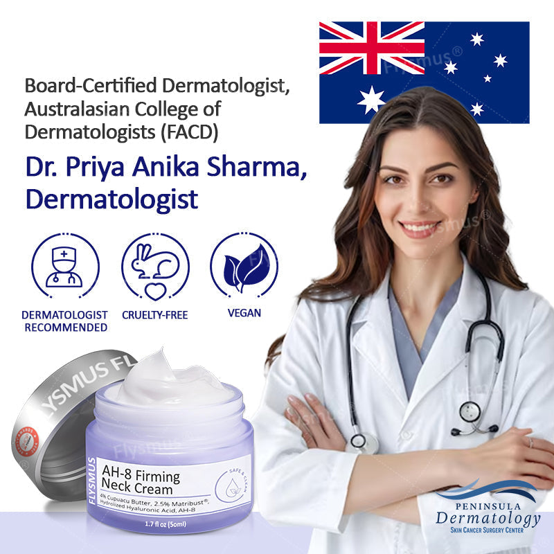 🌴🎁Wyprodukowane i wysłane z Australii - Flysmus® AH-8 Krem do napięcia i liftingu szyi - OSTATNI DZIEŃ 70% ZNIŻKI