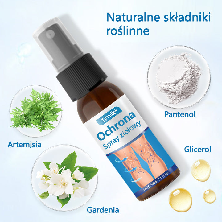 Timilk® VeinGuard – Ziołowy Spray na Żylaki z Potwierdzoną Skutecznością w 7 Dni!🌿