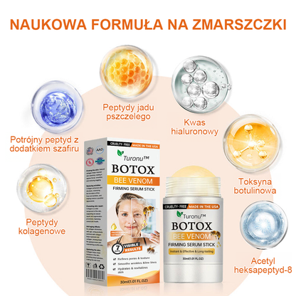 Wyprodukowano i wysłano ze Stanów Zjednoczonych✨Turonu™ Botox Bee Venom Firming Serum Stick(🔥OSTATNI DZIEŃ 70% ZNIŻKI)💄