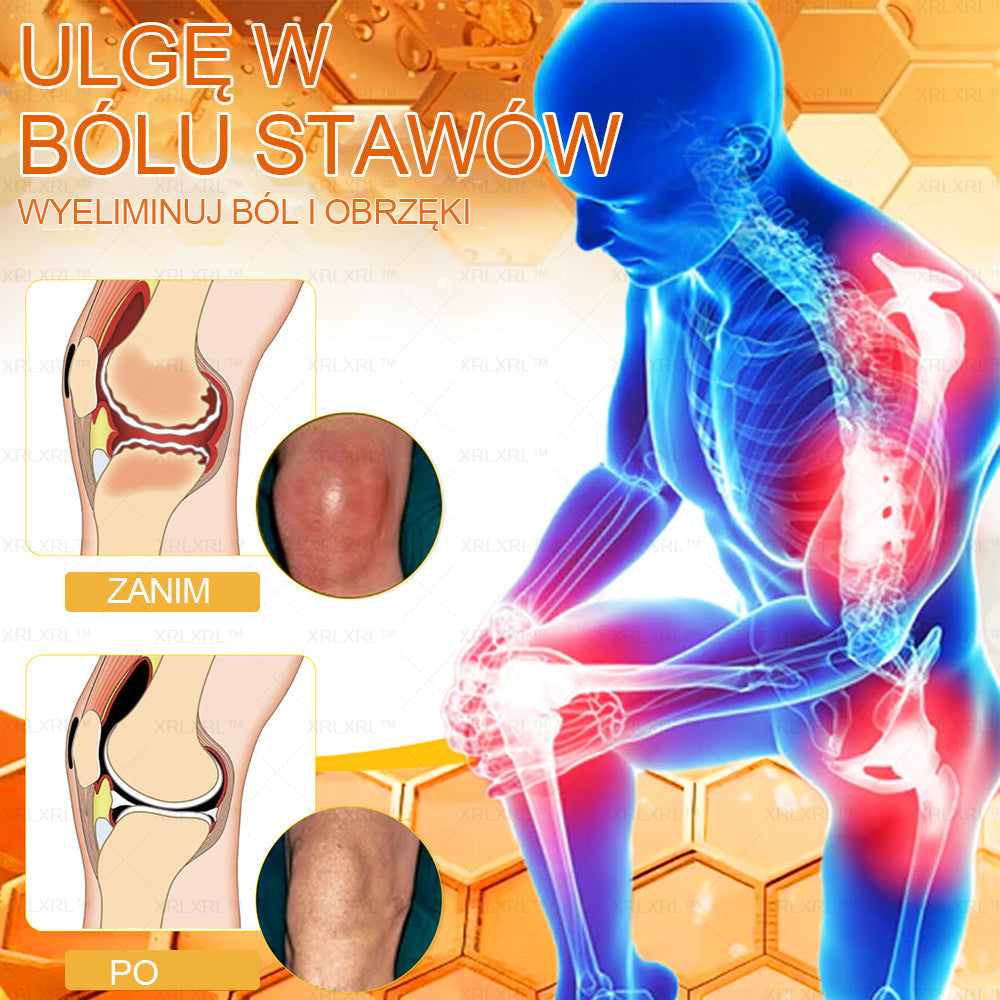 XRLXRL™ Krem Łagodzący Ból i Leczenie Kości z Jadłem Pszczelim (Specjalnie dla starszych dorosłych i polecany przez AAOS)