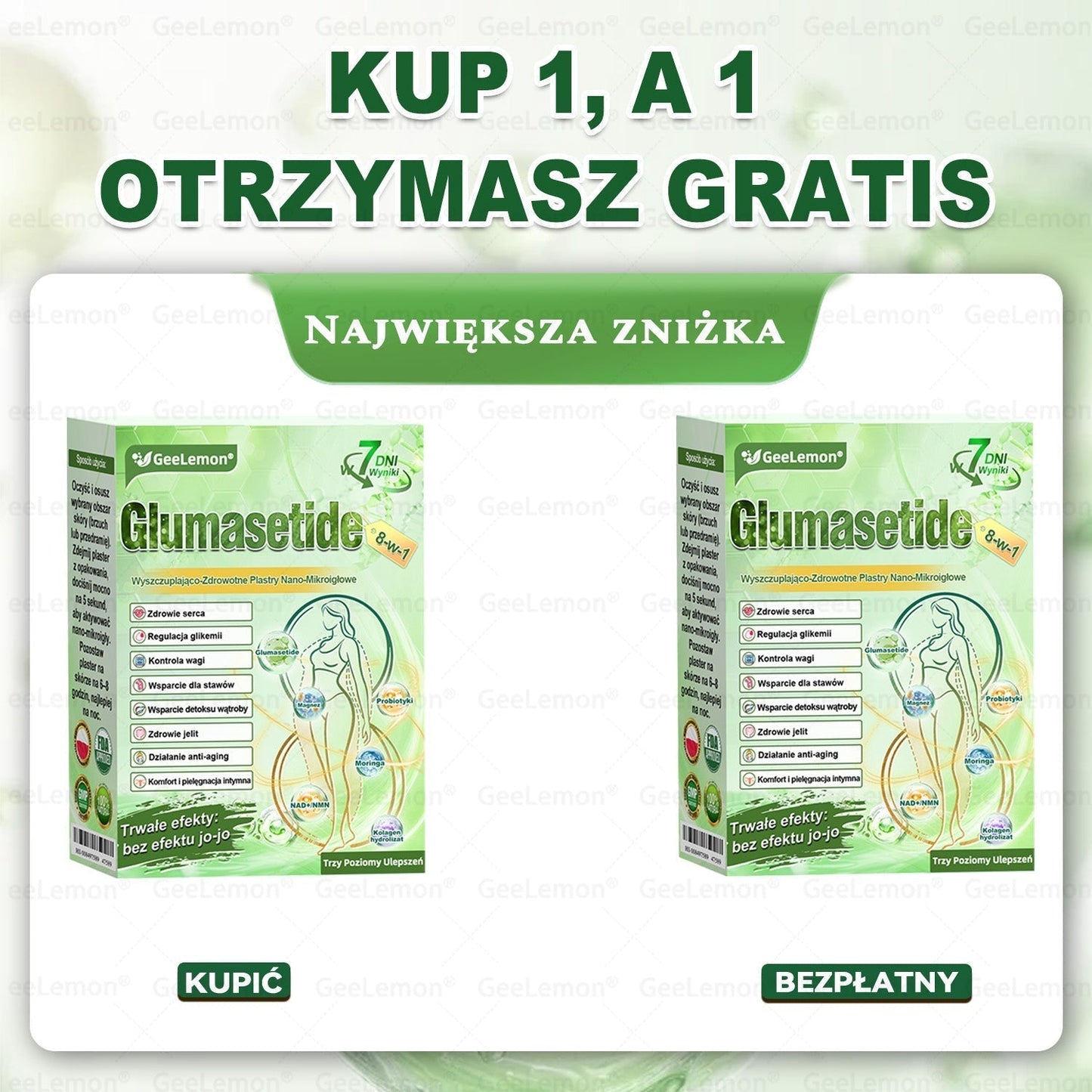 👩‍⚕️Oficjalny Sklep | 🎁 Pureluxo® 𝐆𝐥𝐮𝐦ase𝐭𝐢𝐝𝐞 𝟖 𝐰 𝟏 Smukły i Zdrowy Nano Plaster z Mikronakłuciami 🇵🇱(Tylko raz dziennie, widoczne zmiany już w 7 dni)✅ Na otyłość, 🅛🅞🅞🅢🅔 🅢🅚🅘🅝 wiotką skórę, cukrzycę, bezdech senny, problemy ze stawami i wiele więcej🎅🎄🎄🎄