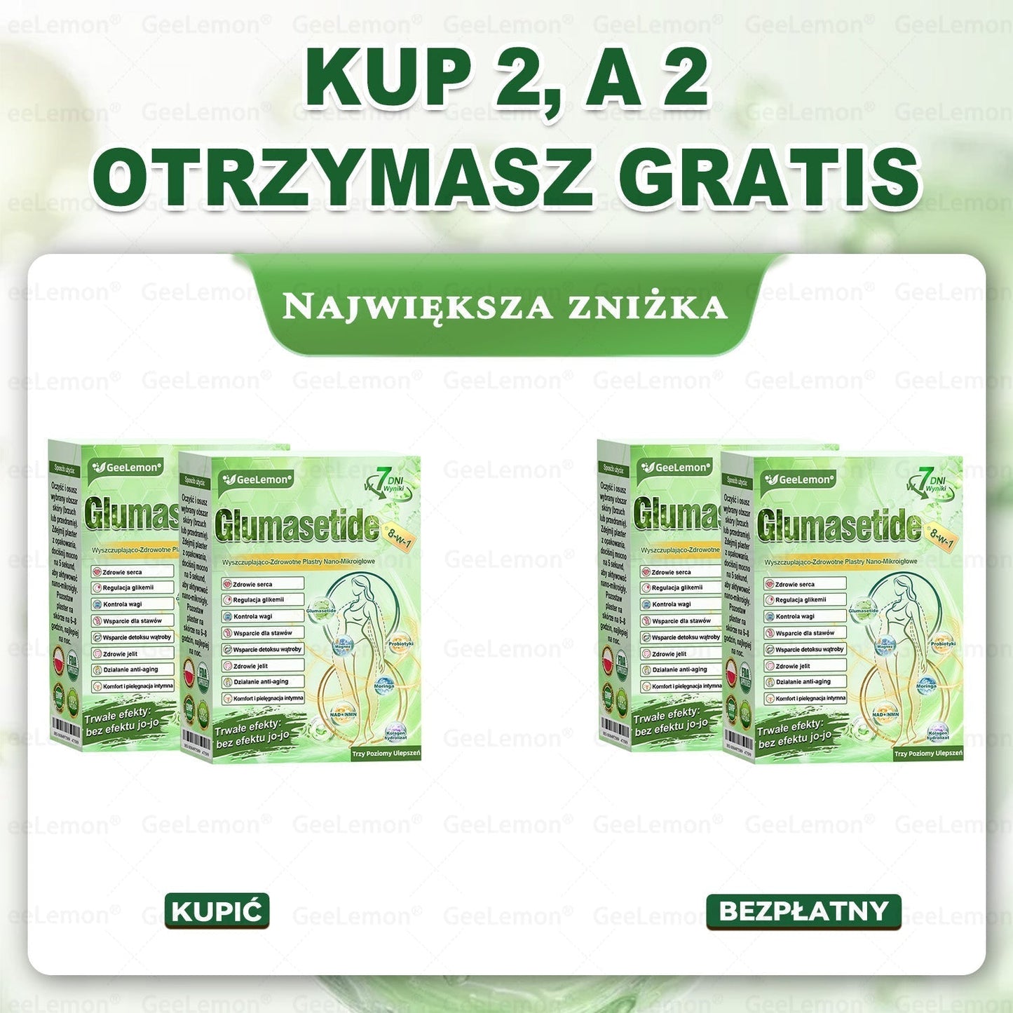 👩‍⚕️Oficjalny Sklep | 🎁 Pureluxo® 𝐆𝐥𝐮𝐦ase𝐭𝐢𝐝𝐞 𝟖 𝐰 𝟏 Smukły i Zdrowy Nano Plaster z Mikronakłuciami 🇵🇱(Tylko raz dziennie, widoczne zmiany już w 7 dni)✅ Na otyłość, 🅛🅞🅞🅢🅔 🅢🅚🅘🅝 wiotką skórę, cukrzycę, bezdech senny, problemy ze stawami i wiele więcej🎅🎄🎄🎄